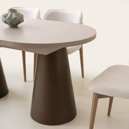 Everest yemek odası takımı – modern konsol, açılır masa ve zarif tasarım detayları.