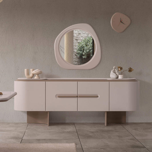 Opera modern yemek odası takımı konsol görünümü