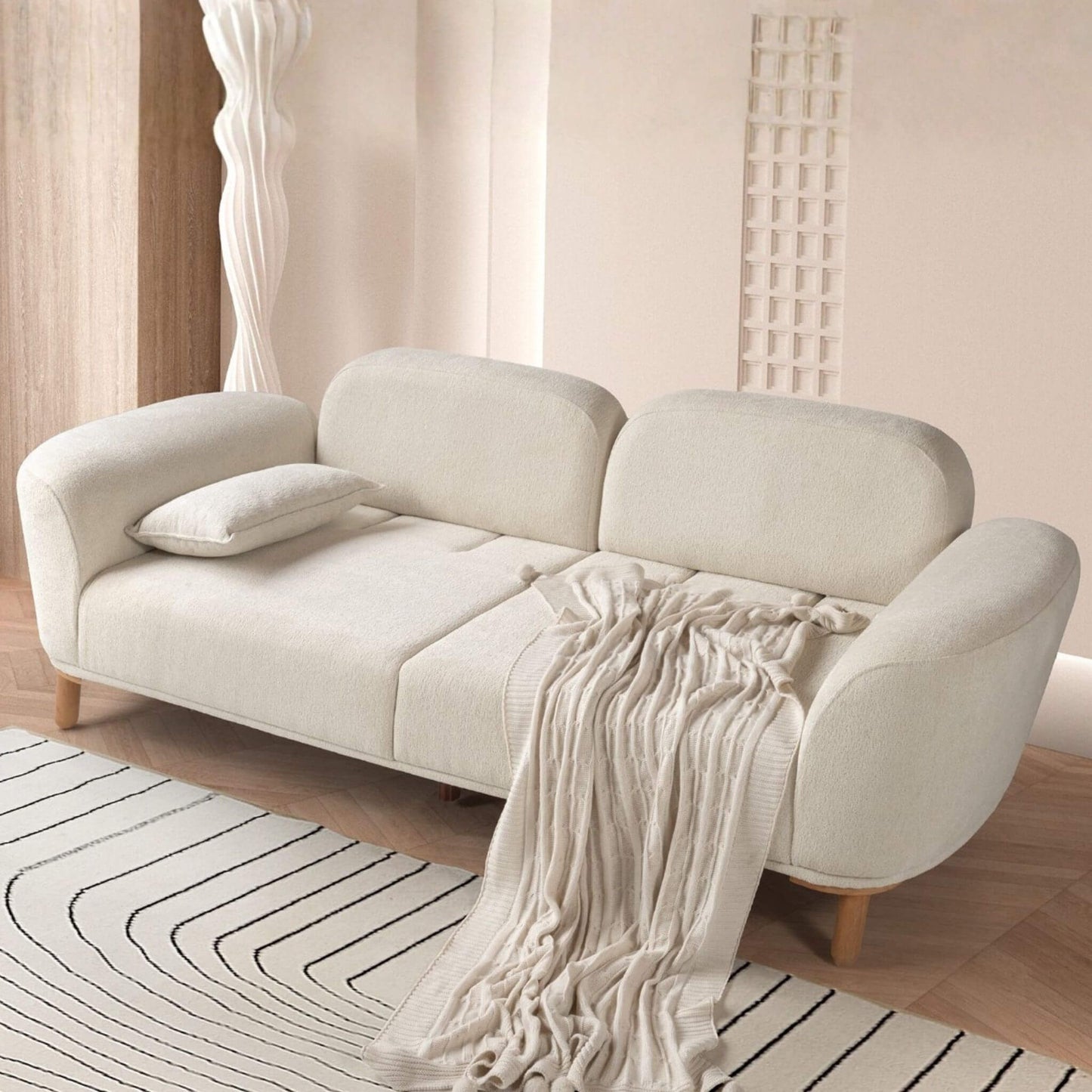 Zero oturma grubu, kuş tüyü sünger konforlu kanepe ve berjer