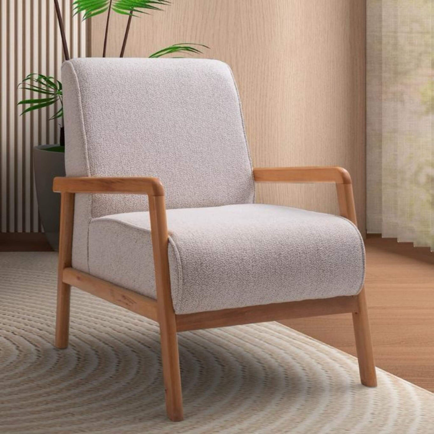 Ahşap kollu berjerli Fiona oturma grubu