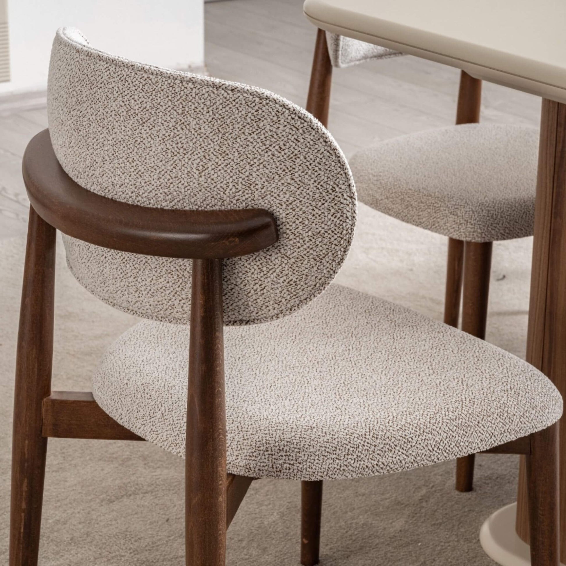 Modern sandalyeli Asya yemek masası seti