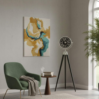 Salon ve ofis için modern tripod dekoratif saat modeli