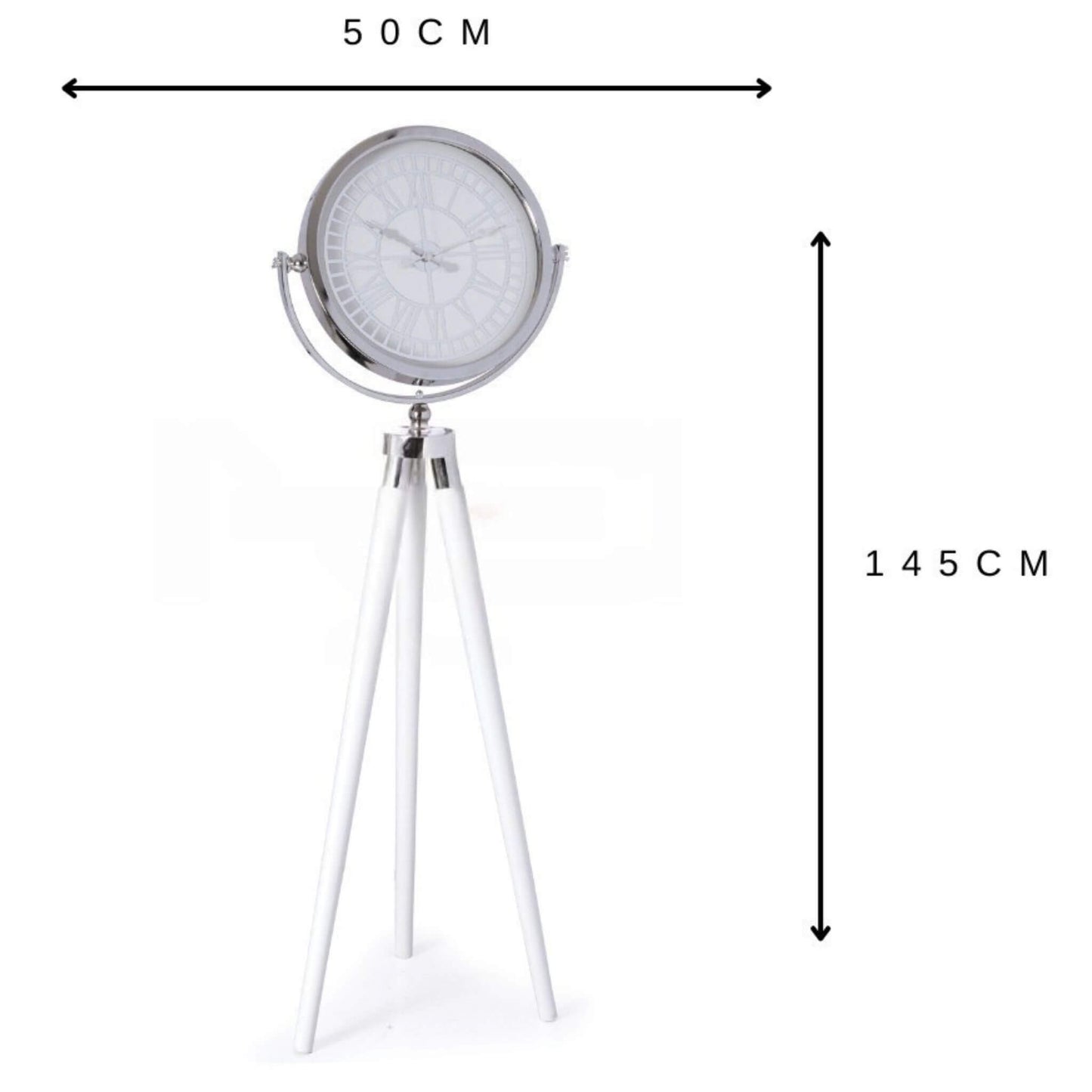 Salon ve ofis için modern tripod dekoratif saat modeli