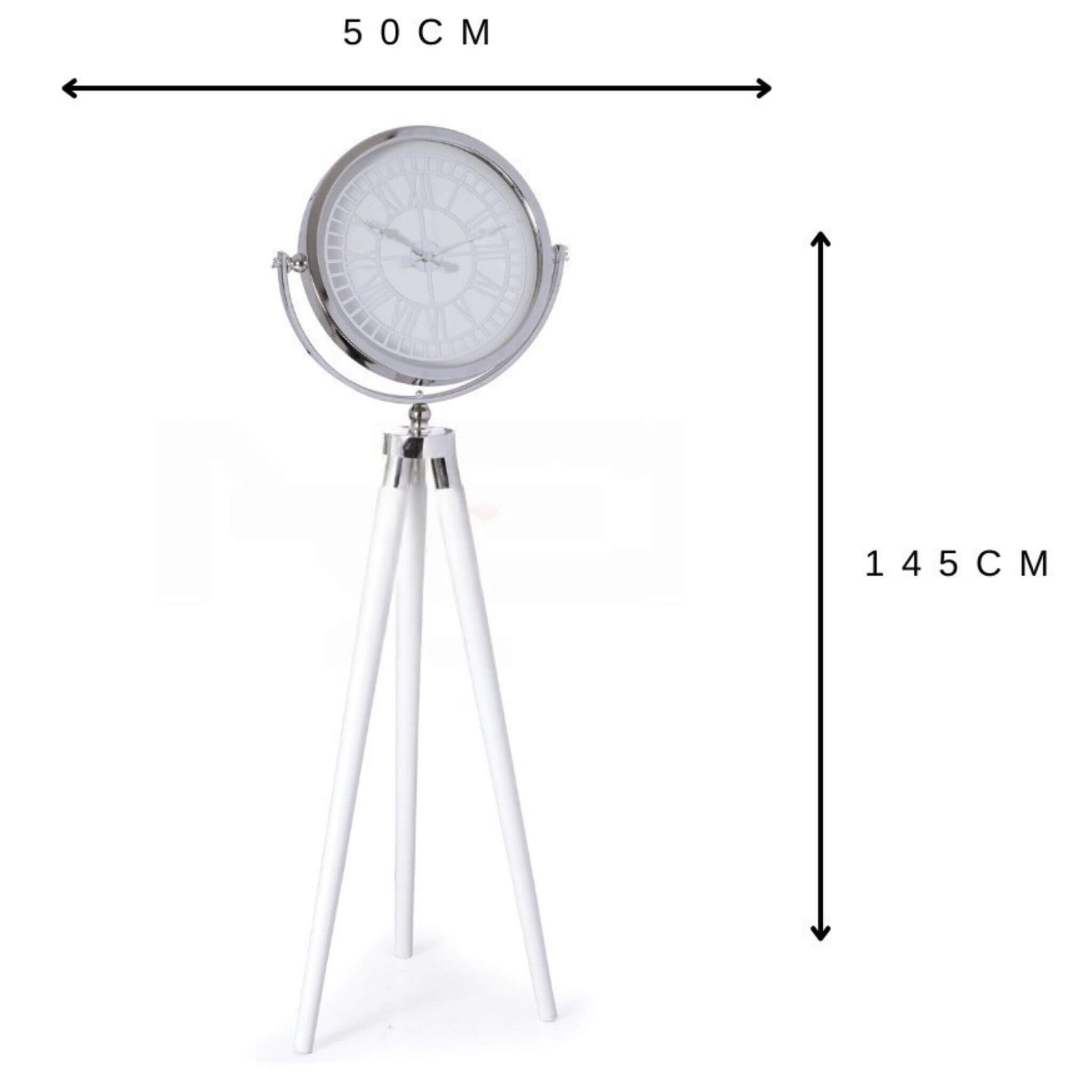 Salon ve ofis için modern tripod dekoratif saat modeli