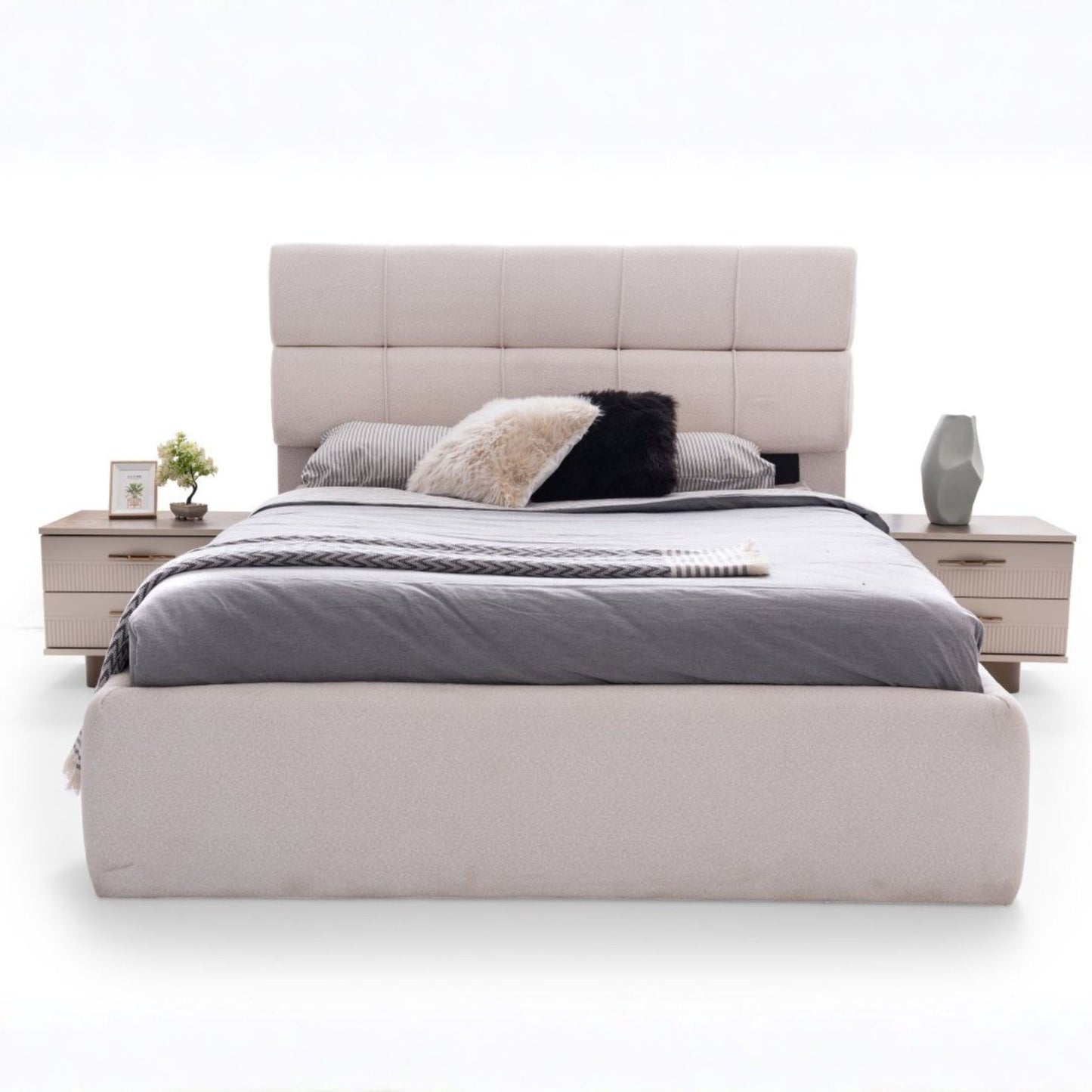 Defne Yatak Odası Takımı – Modern Huzur ve Zarif Detayların Buluşması