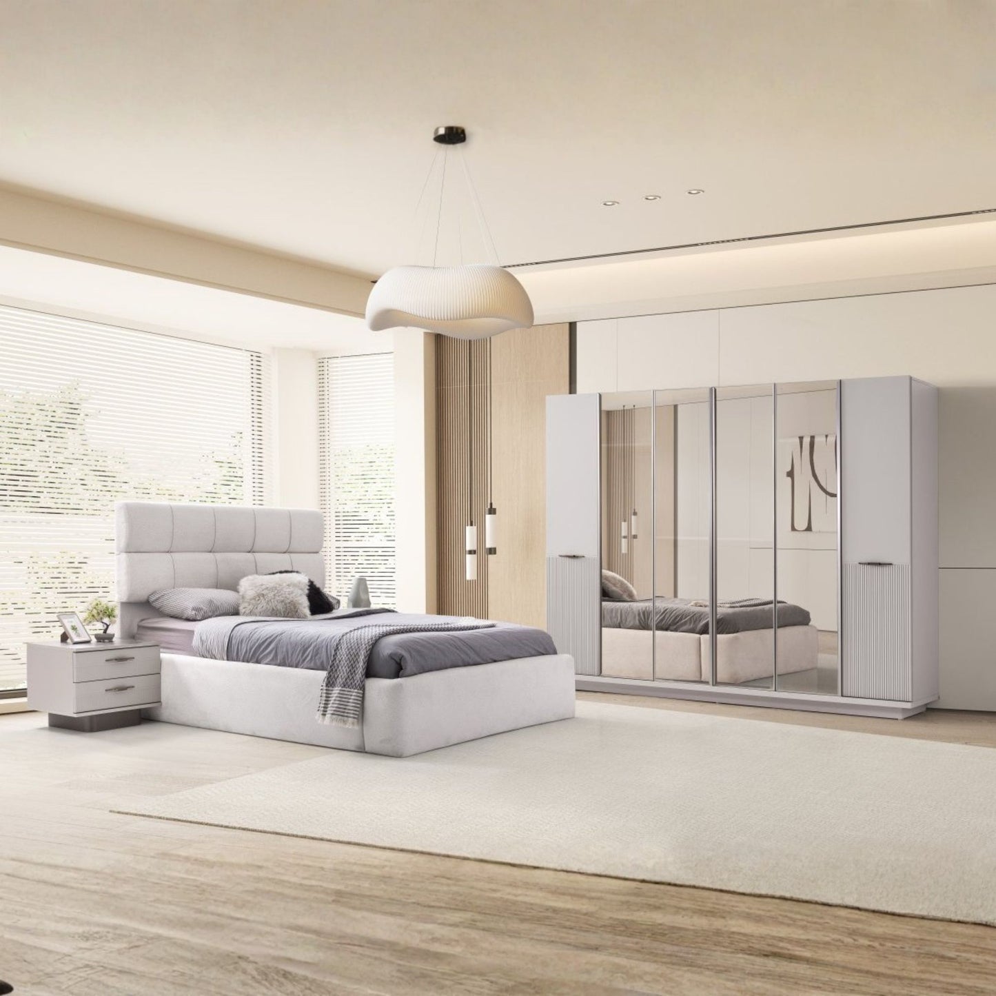 Defne Yatak Odası Takımı – Modern Huzur ve Zarif Detayların Buluşması