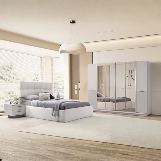 Defne Yatak Odası Takımı – Modern Huzur ve Zarif Detayların Buluşması