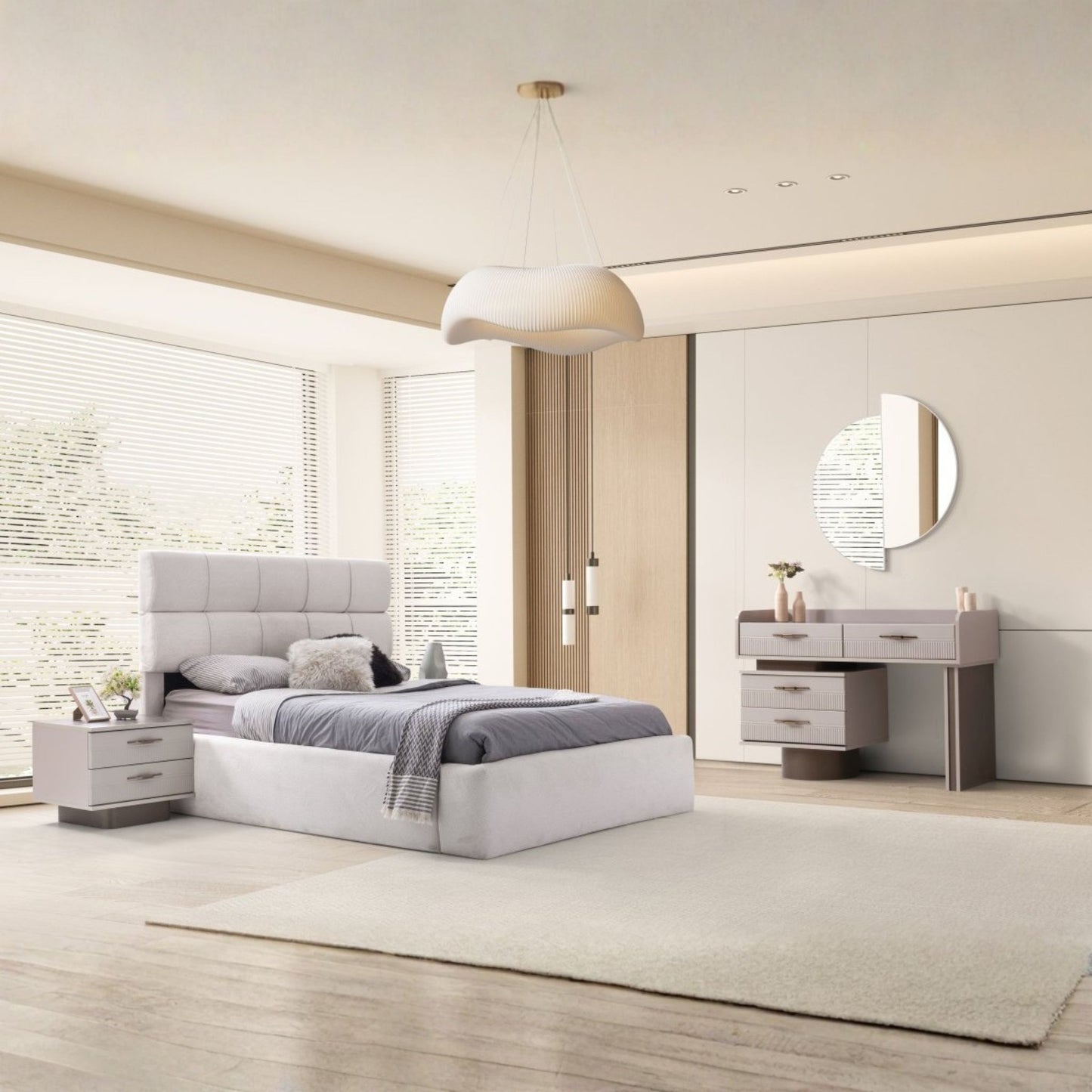 Defne Yatak Odası Takımı – Modern Huzur ve Zarif Detayların Buluşması