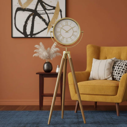 145 cm yüksekliğinde modern ayaklı yer saati