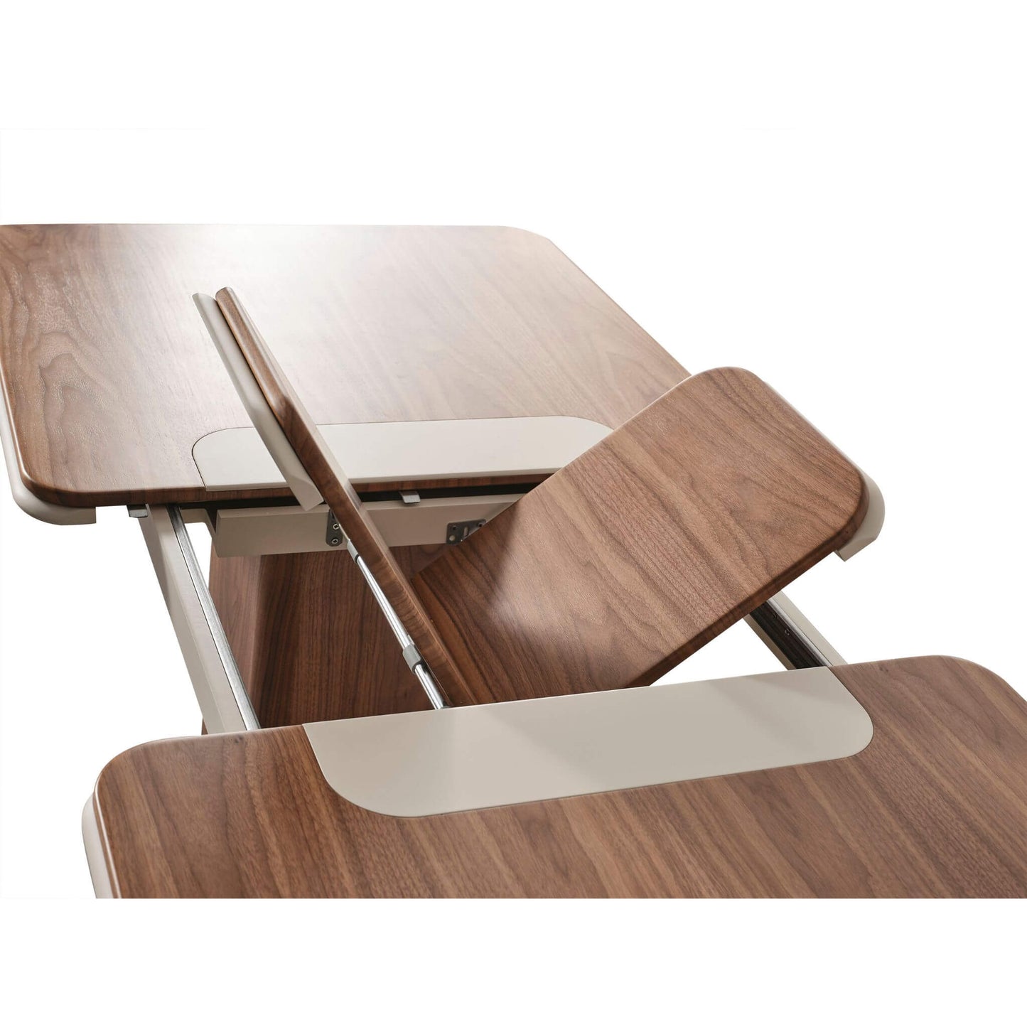 Lüks MDF Enna Ekru açılır yemek masası takımı