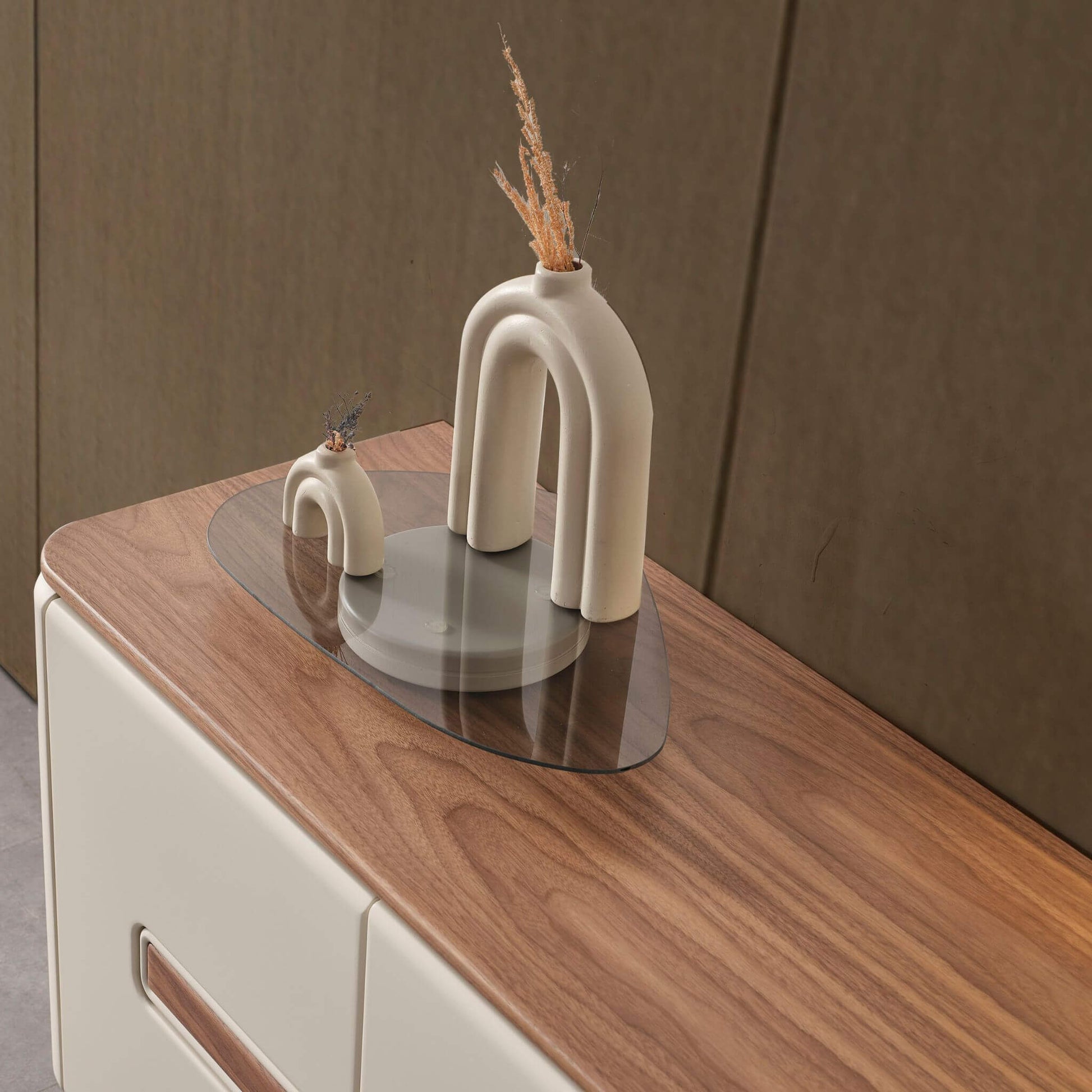 Casa Da Noir Enna Ekru Aynalı Konsol