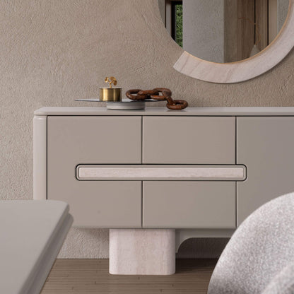 Enna LED aynalı boyalı MDF konsol tasarımı