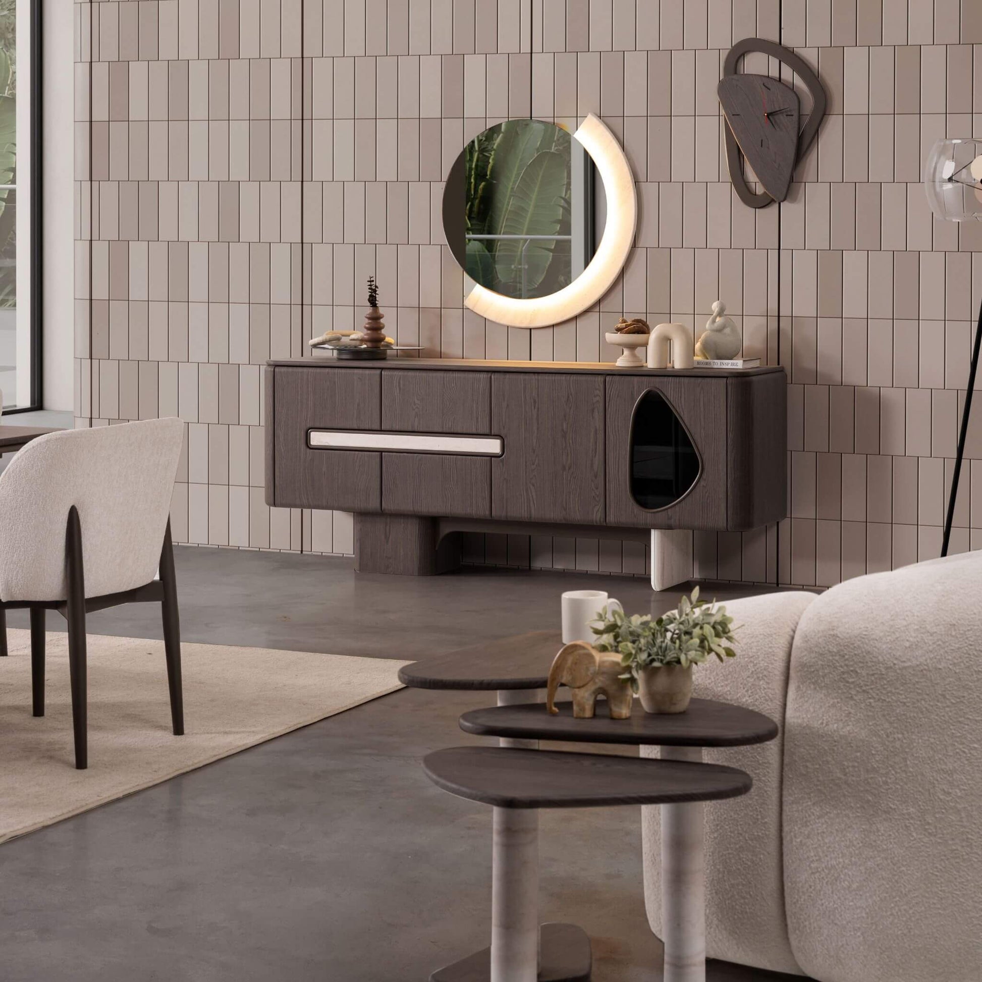 Enna Plus modern yemek odası takımı Casa Da Noir