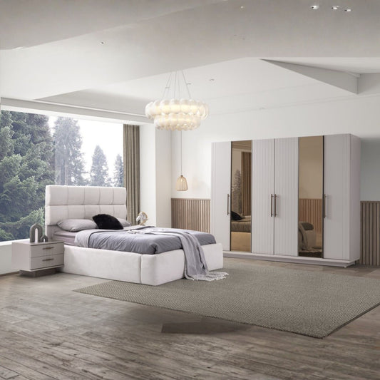 Everest Yatak Odası Takımı – Modern Sadelik ve Zamansız Şıklığın Buluşması