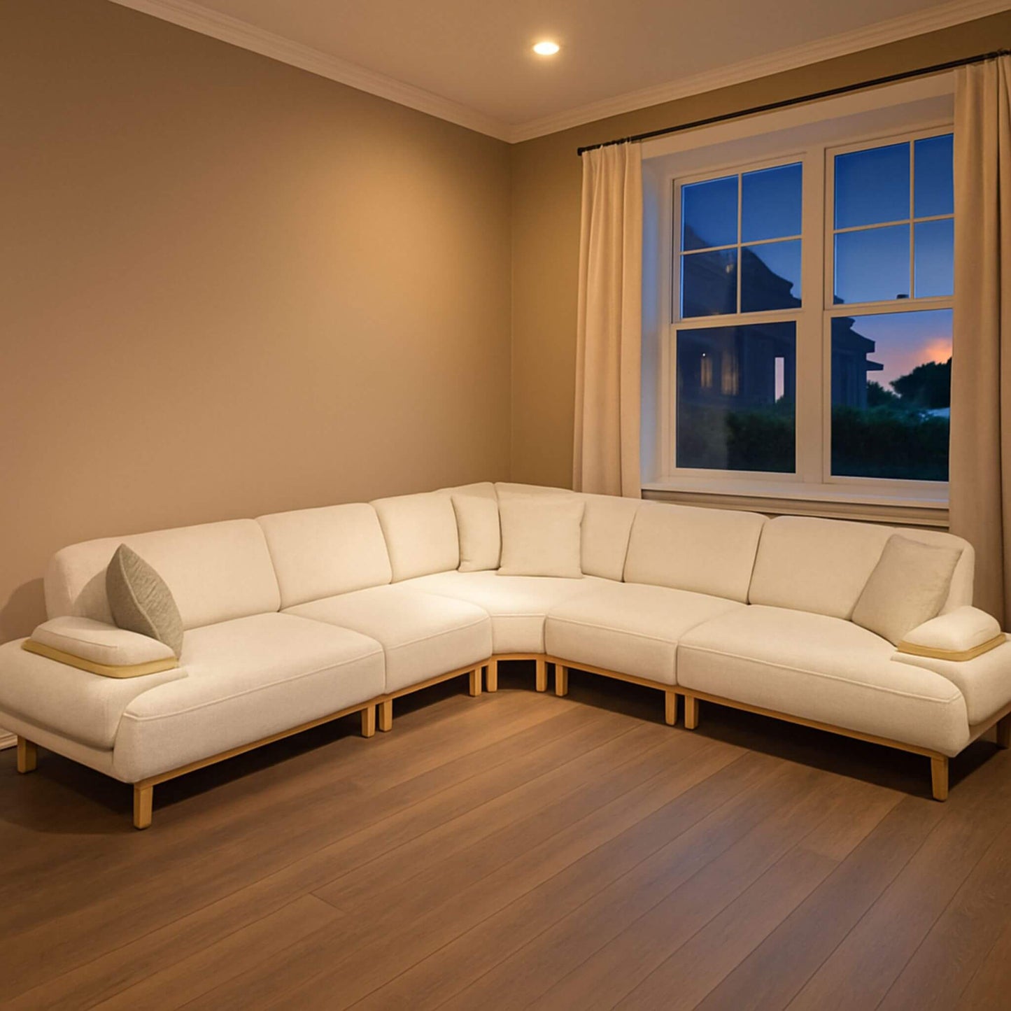 Casa Da Noir İnci modern Köşe koltuk takımı