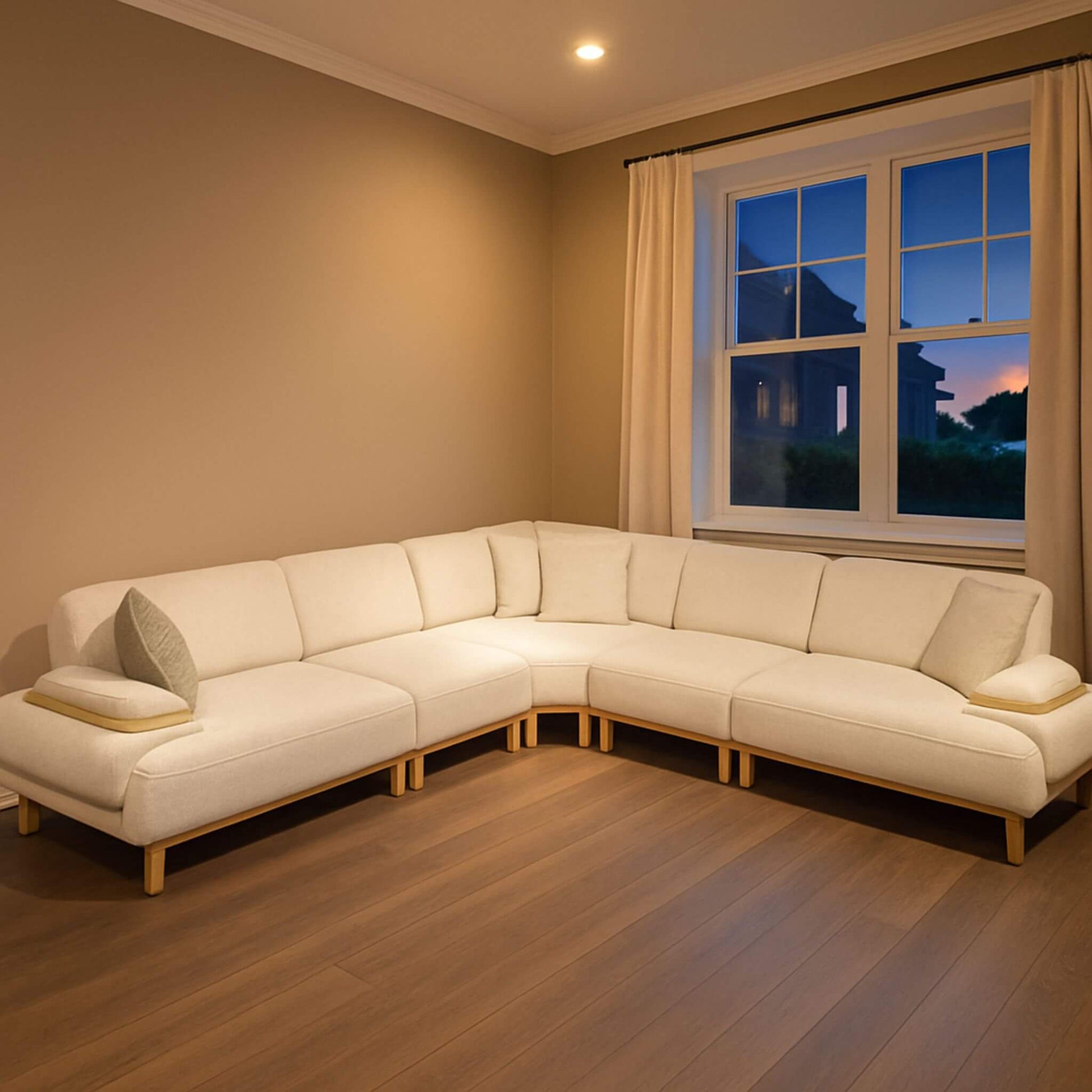 Casa Da Noir İnci modern Köşe koltuk takımı