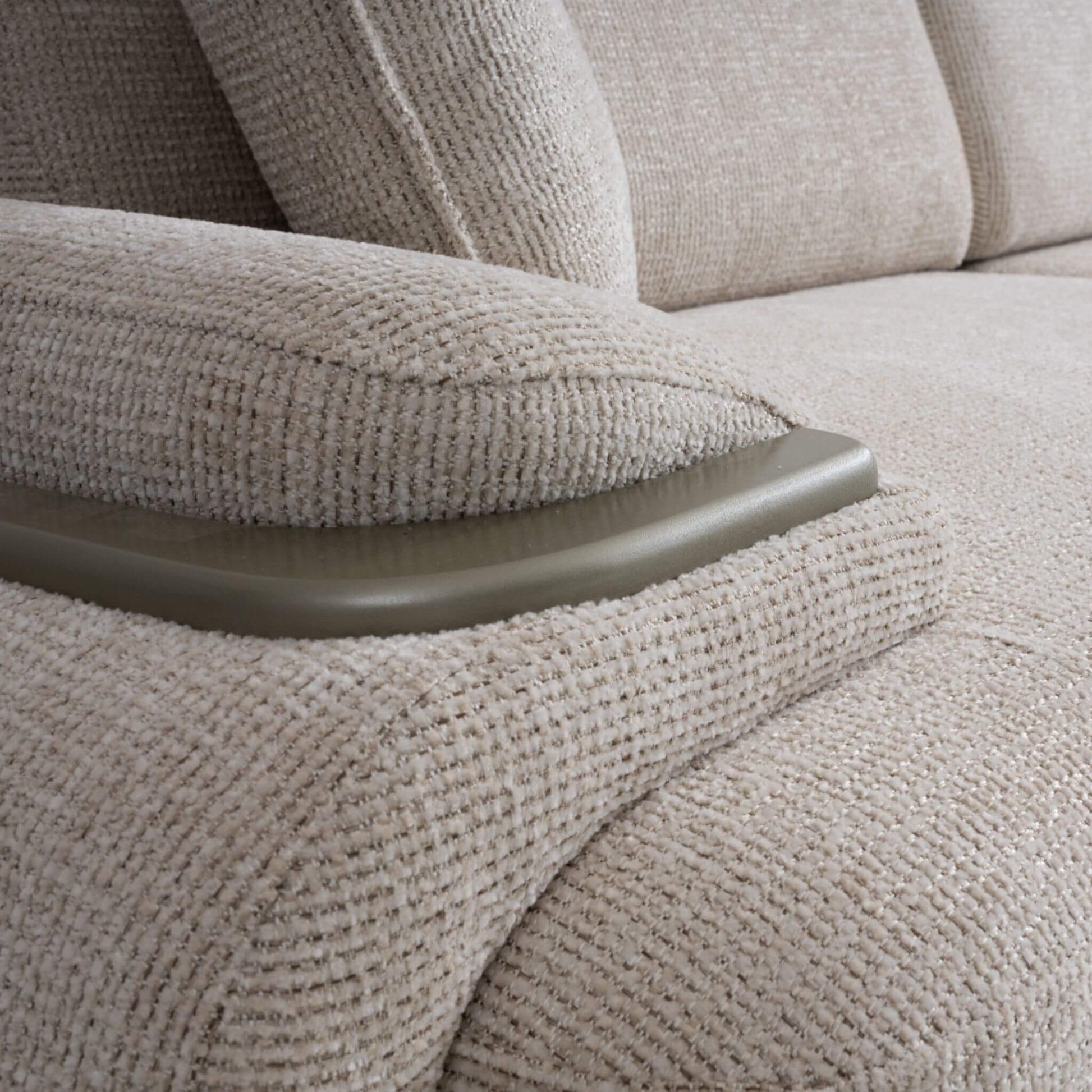 Minimal tasarımlı İnci koltuk takımı salon dekorasyonu