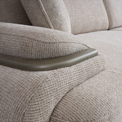 Minimal tasarımlı İnci koltuk takımı salon dekorasyonu