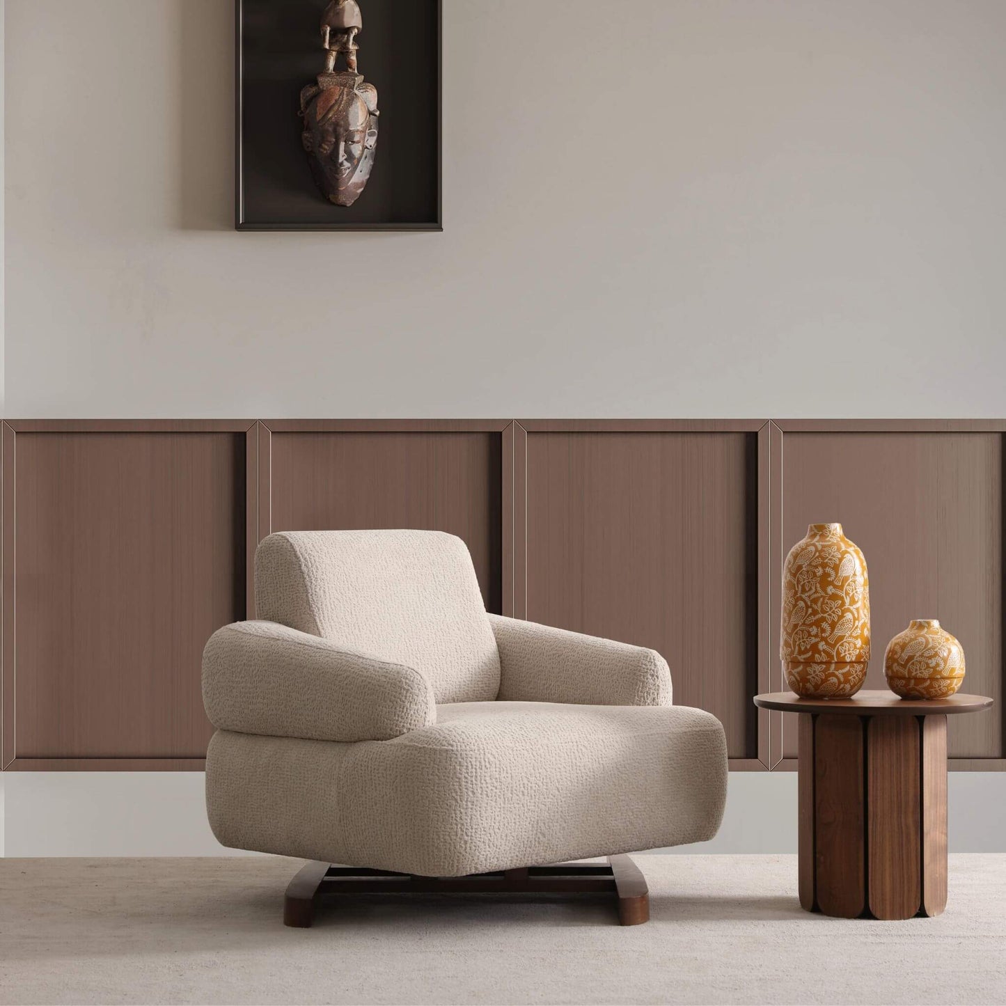 Opera Modüler Yarı Köşe Koltuk Takımı – Dinlenme Alanlı Kanepe & Berjer Seti