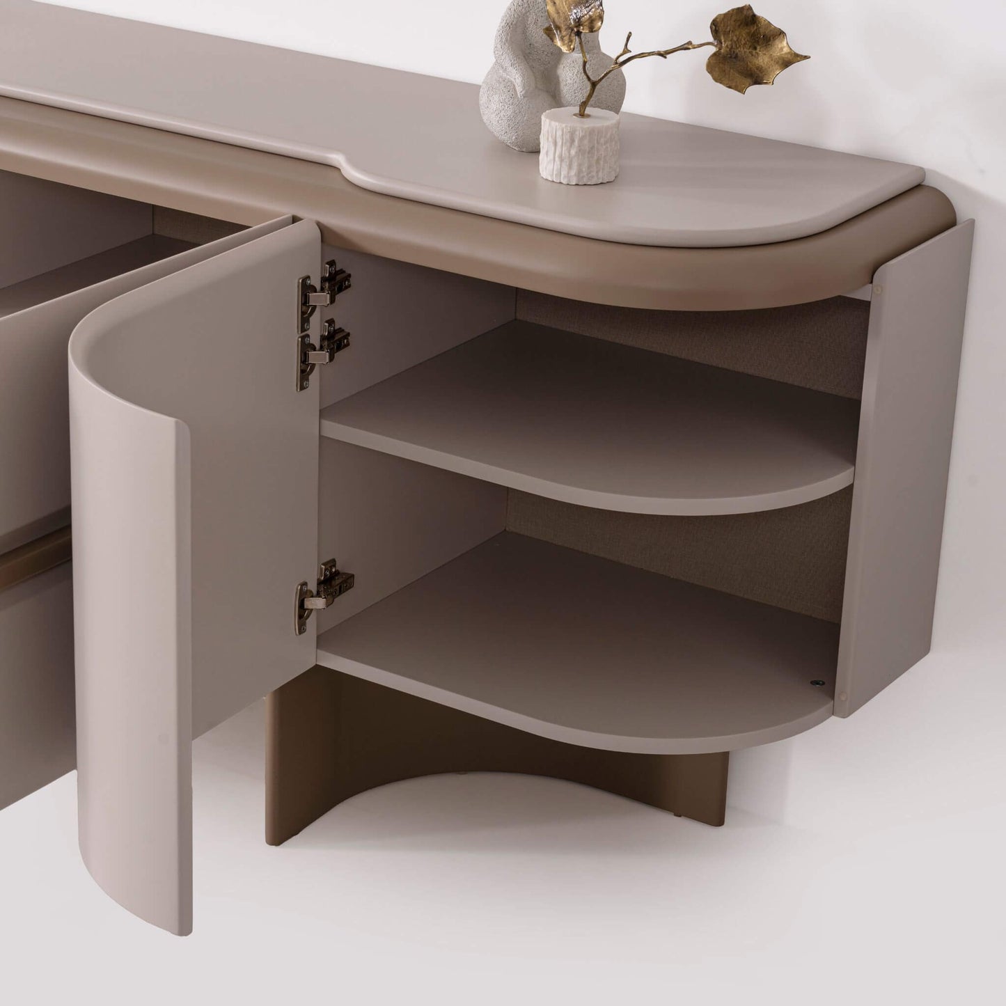 Modern oval formlu Opera konsol ön görünüm