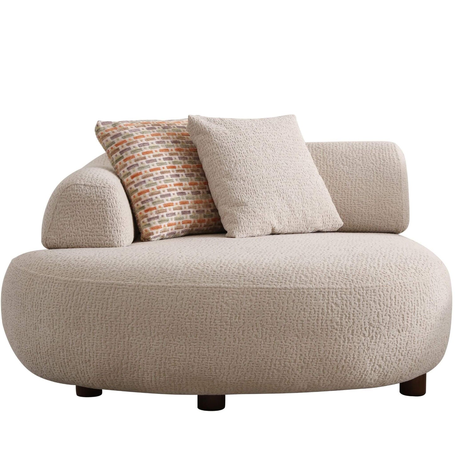 Opera Modüler Yarı Köşe Koltuk Takımı – Dinlenme Alanlı Kanepe & Berjer Seti