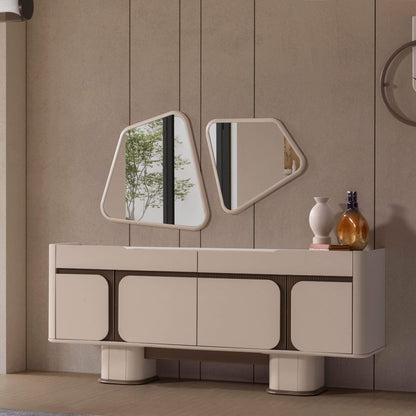 Modern Petra yemek odası takımı konsol ve aynalar