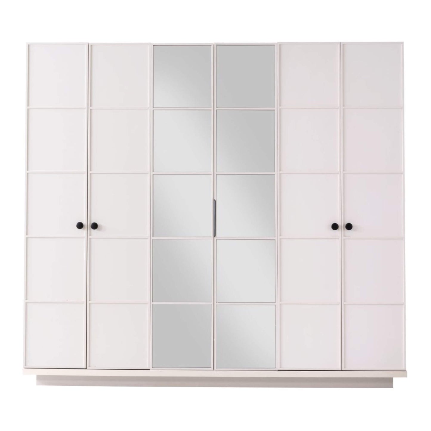 Piano Yatak Odası Takımı – Modern Beyaz Minimalizm ve Zarif Geometrik Çizgiler