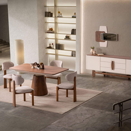 Salda modern yemek odası takımı genel görünüm