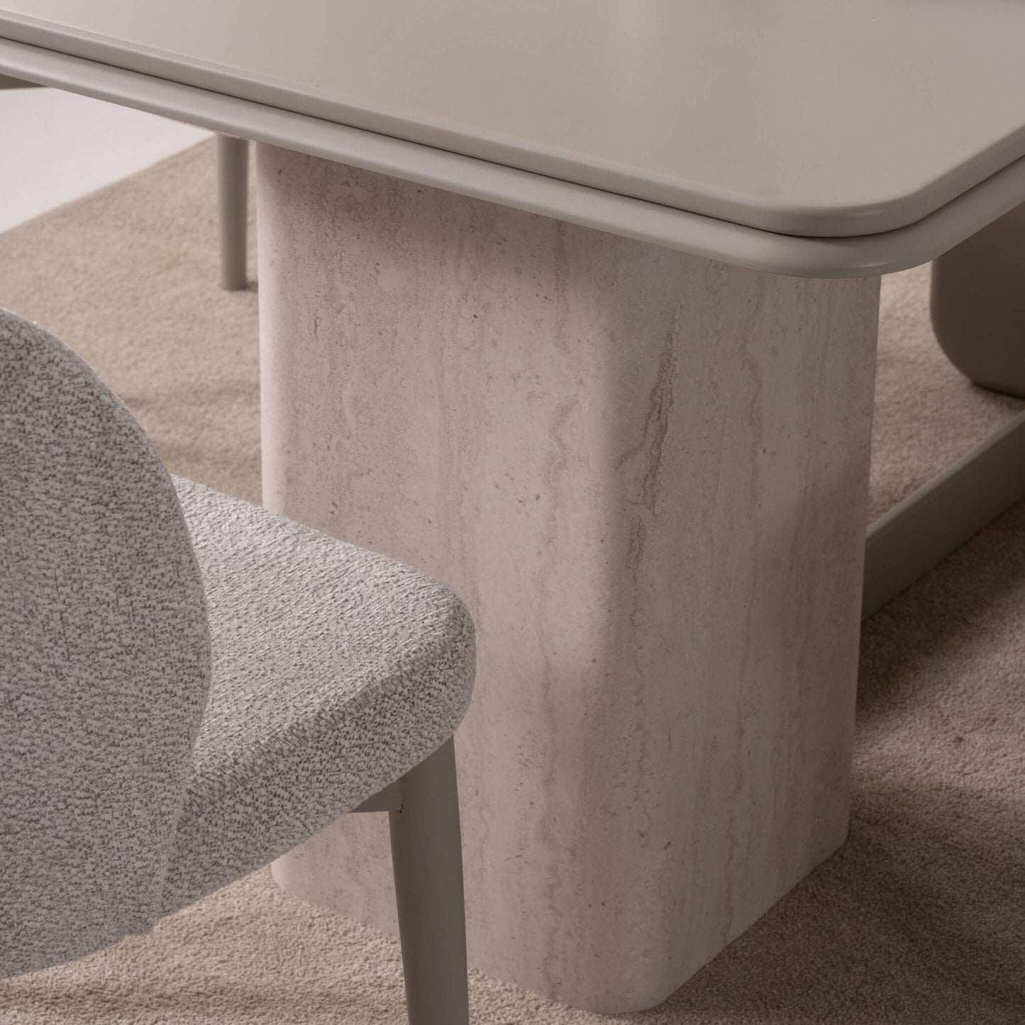 Lüks MDF yemek odası seti Enna modeli