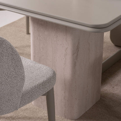 Lüks MDF yemek odası seti Enna modeli