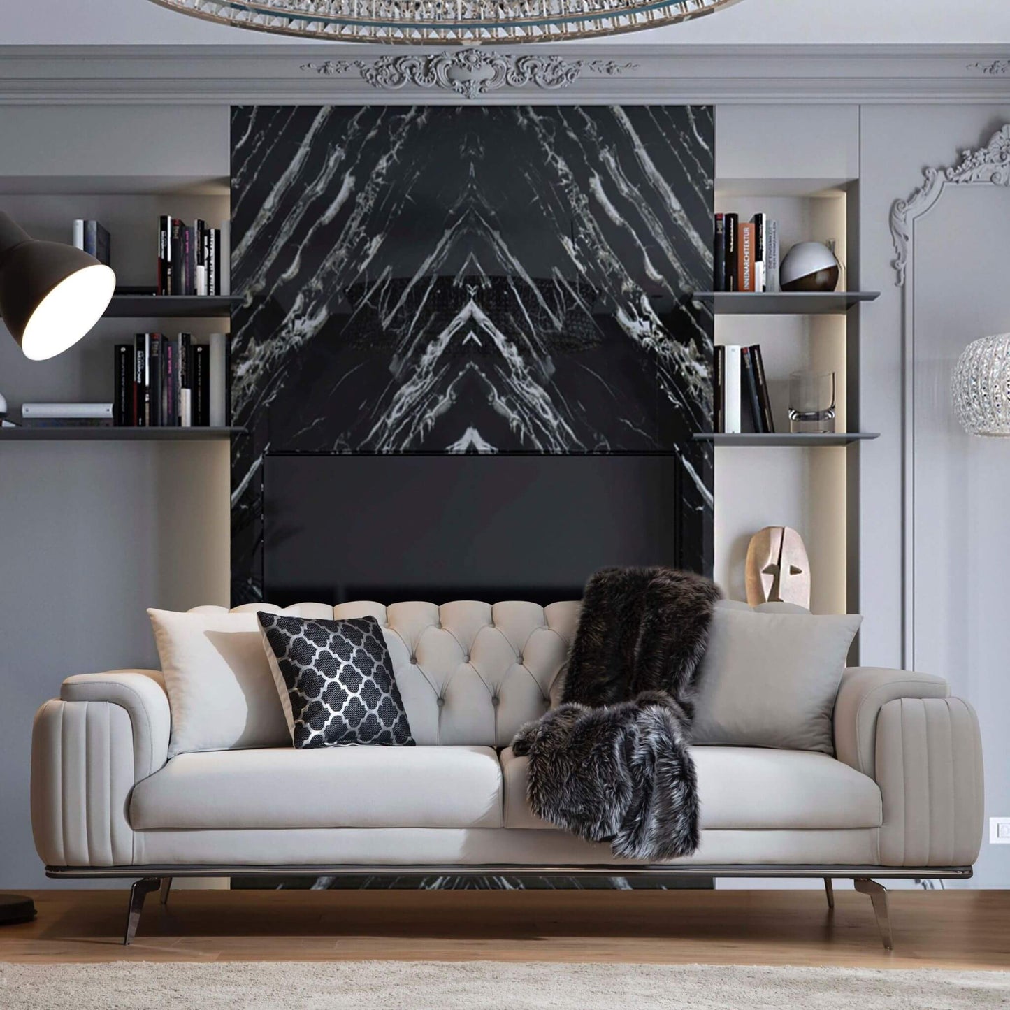 Bohem ve zarif tarzda tasarlanan Vesper oturma odası takımı, düğün paketi kombinasyonları için ideal bir koltuk takımı seçeneğidir.