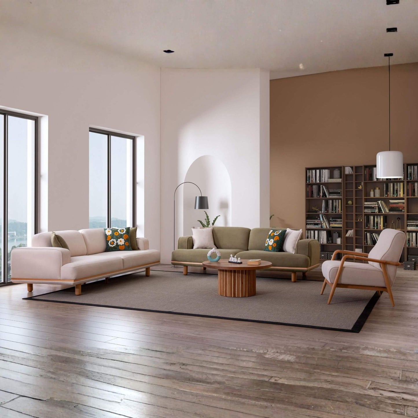 Verde Bohem Koltuk Takımı – Kanepe ve Berjer Seti | Casa Da Noir