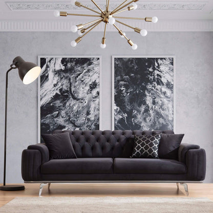 Vesper Koltuk Takımı, modern oturma odası dekorasyonu için tasarlanmış lüks bir oturma grubu. Casa Da Noir imzasıyla konfor ve şıklığı birleştirir.